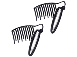 2026 2 Presilhas de Cabelo para Coque Francês Rápido para Mulheres, Pentes para Estilizar Coques e Penteados DIY