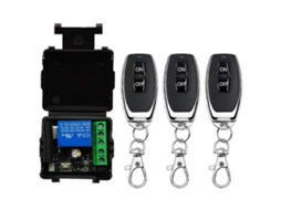 Interruptor De Controle Remoto Sem Fio De 433 Mhz, Relé De Controle Remoto De 12 V Para Controle De Luz E Motor De Porta De Garagem.