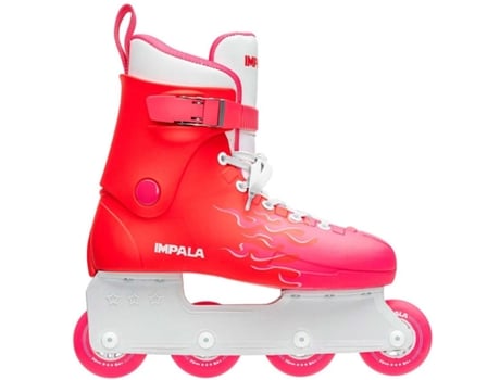 Patins Em Linha Impala Lightspeed Skates Flames Conforto E Estilo Em Vermelho 36