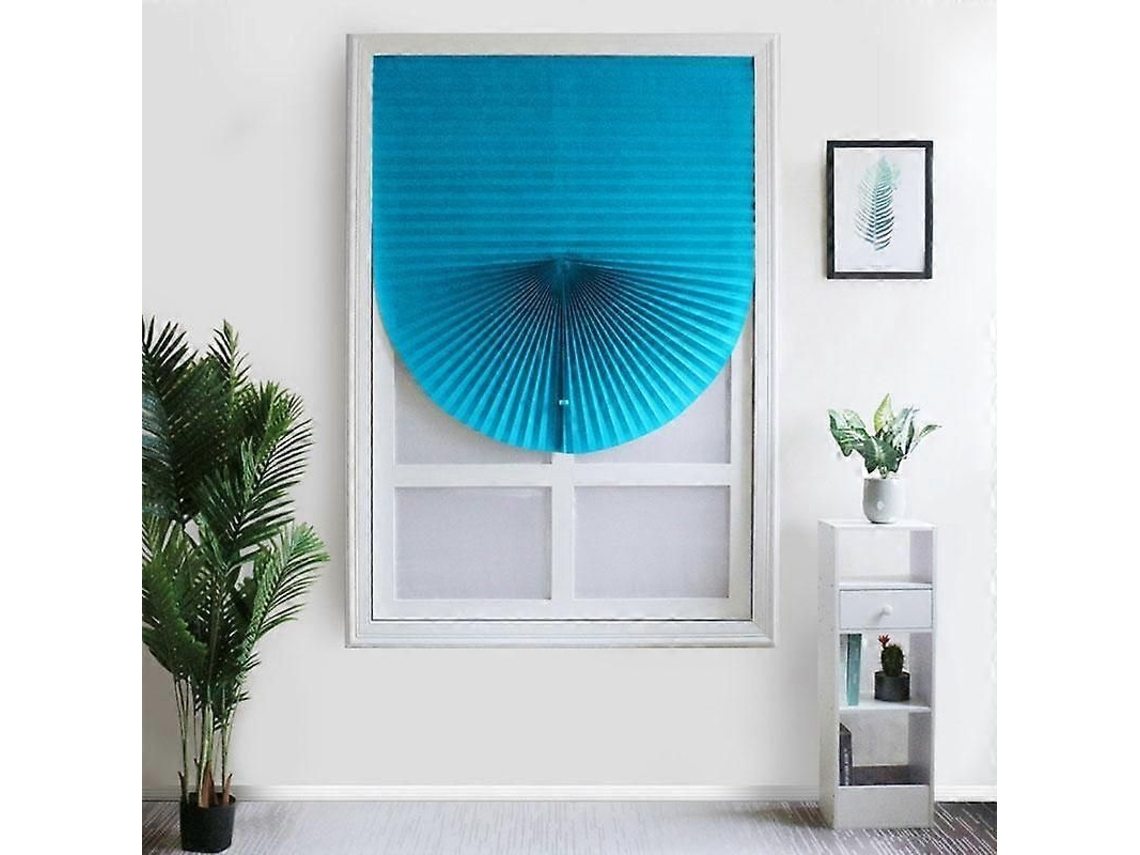 Persiana Plegável Autoadesiva 60x150cm Azul Nova Line