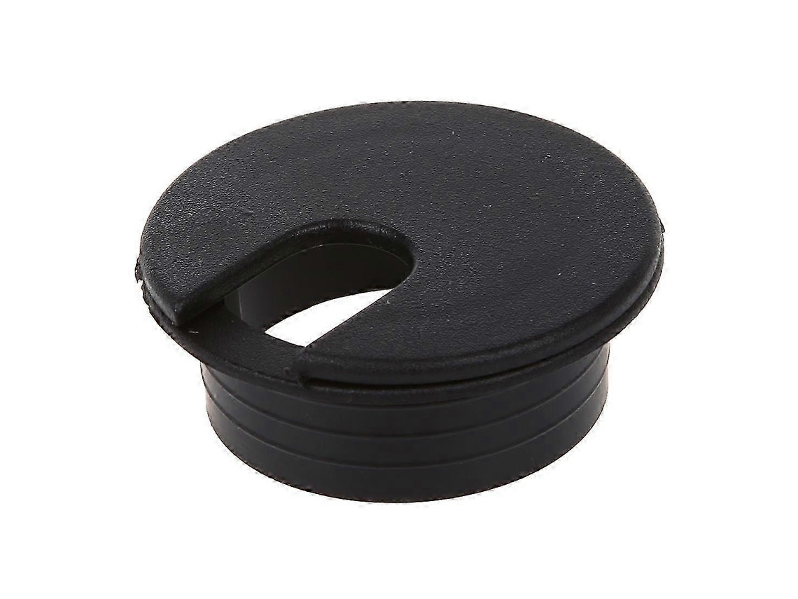 Lurelia Passa-cabos De Mesa, Pack De 10, 44 X 15 Mm, 14 X 12 Mm, Magnético, Preto
