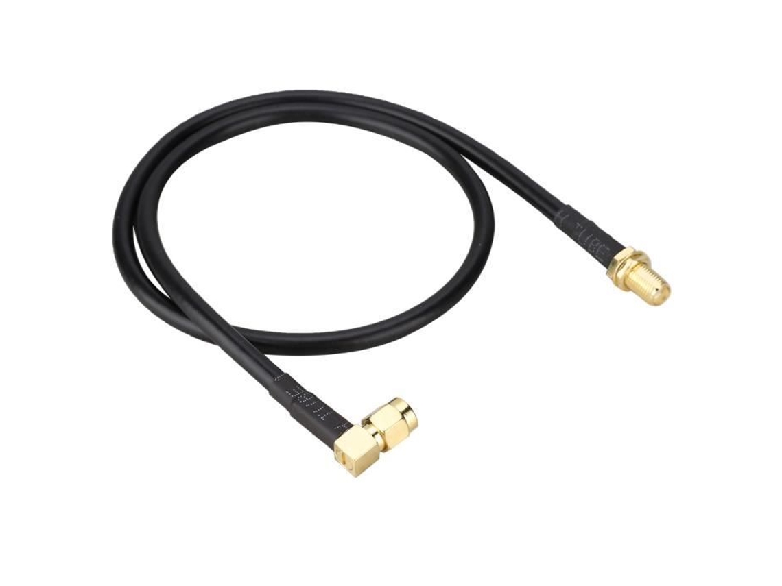 Cabo Adaptador de Antena HURRISE Sma Fêmea para Cabo de Extensão de Antena Sma Macho para Baofeng Uv-5R Uv-82 Uv-9R Plus