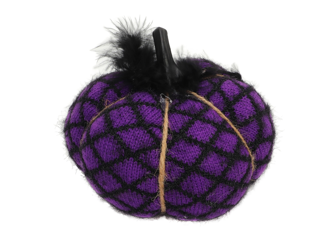 Abóbora Decorativa de Têxtil LAXISCREED Roxa