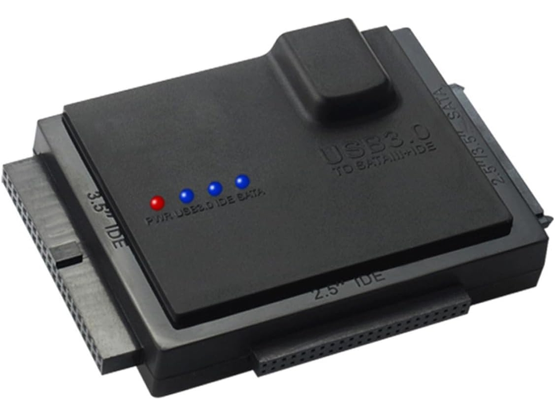 Adaptador Usb 3.0, Abs De 2,5 Polegadas, Compatível Com Hdd/ssd/cd/dvd Ide De 3,5 Polegadas E Até 5 Tb.