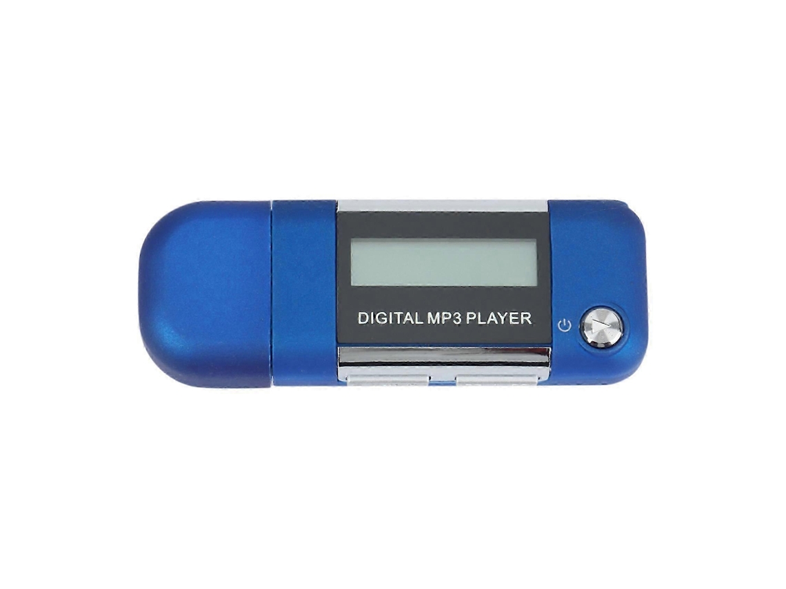 Leitor De Mp3 4gb Com Entrada Usb, Compatível Pilhas Aaa Substituíveis E Função Gravação (azul)-aquaforge