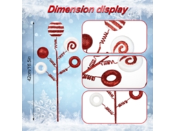 Kit de Doces para Diy com Decorações de Espuma para Natal LAXISCREED
