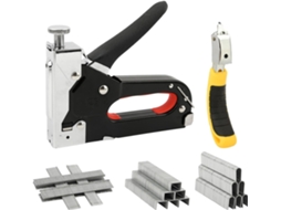 Grampeador 3 Em 1 Resistência Com 1200 Grampos, Extrator De Grampos E Manual Para Trabalhos Em Madeira,