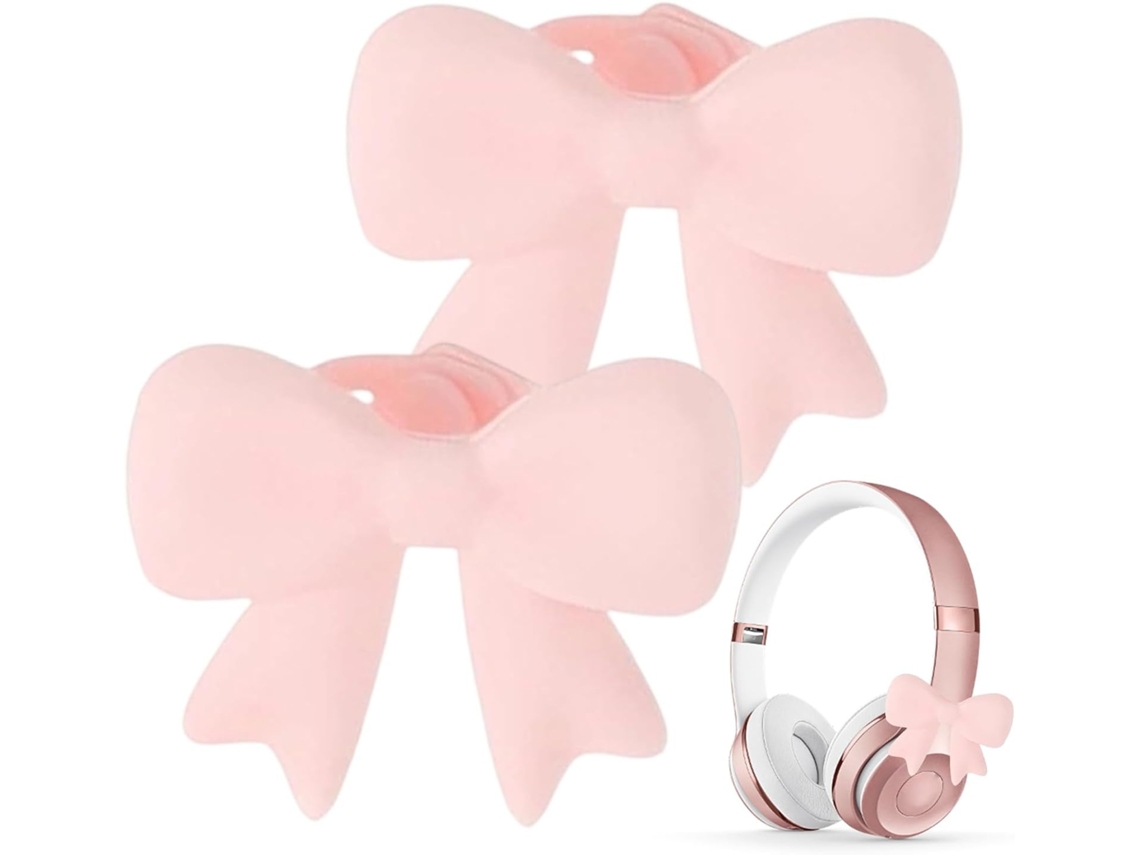 Lurelia Decoração Kawaii Para Auscultadores, Laço De Silicone Pack 2, Para Estudo E Escritório, Estilo Kawaii