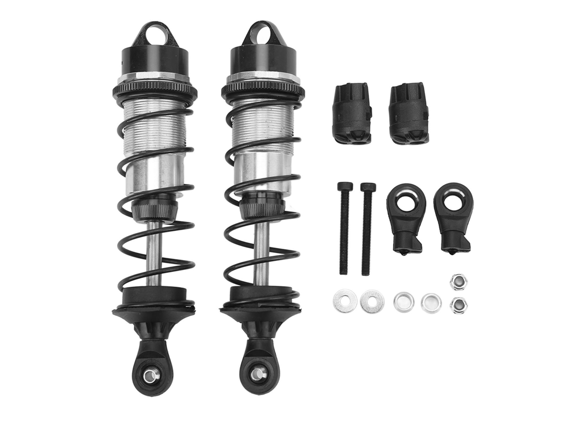 Mali amortecedor Dianteiro de Carro Rc de Liga de Alumínio para Arrma 1/7 1/8 com Alta Elasticidade 2 Peças Preto