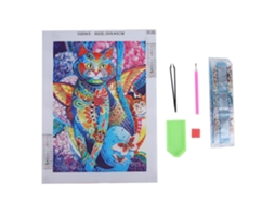Pintura de Diamantes Gato LAXISCREED