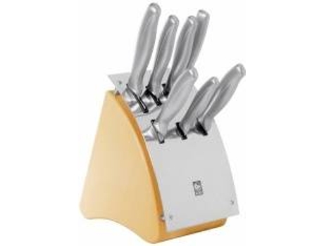 Conjunto de 7 Facas de Cozinha ICEL (Aço Inoxidável)