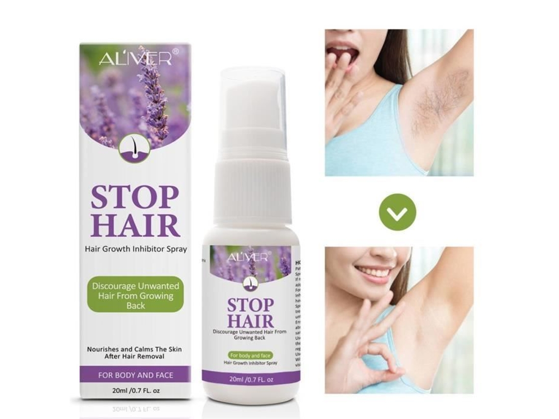 Spray de remoção de cabelo 20ml rejeita inibidores de crescimento capilar de regeneração capilar_np13144 S/MARCA