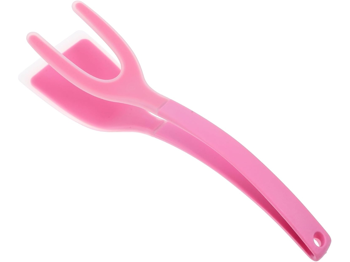 Espátula De Silicone Popetpop, Pinça Para Ovos Fritos, Espátula Ergonômica Para Crepes, Cabo Multifuncional, Cozinha E