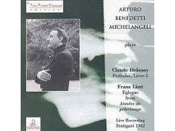 CD Arturo Benedetti Michelangeli Plays Claude Debussy / Franz Liszt - Préludes Books I & II (1CDs)