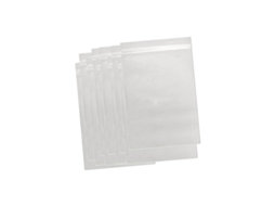 100 Sacos Ziplock de 120x180mm Sem Espaço para Escrever para Guardar Alimentos e Miçangas BRILVIBERA