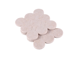 Laxiscreed Conjunto De Protetores De Feltro Para Pernas De Móveis, 18 Unidades Redondas De 2,7 Cm