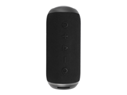 Caixa De Som Bluetooth Portátil Ipx4 À Prova D'água Led Luz Colorida 2x7w Com Microfone Preto