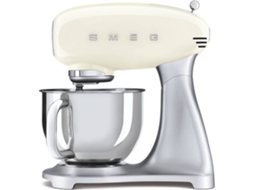 Robô de Cozinha Taça SMEG Anni 50 SMF02CREU (Outlet Caixa Aberta - 4.8 L - 800 W - 5 Acessórios)