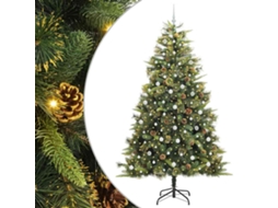 Árvore De Natal Artificial Vidaxl Verde Pvc (240 Cm)