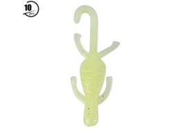 10 Peças Isca Artificial Soft Lure Heng Jia Mini