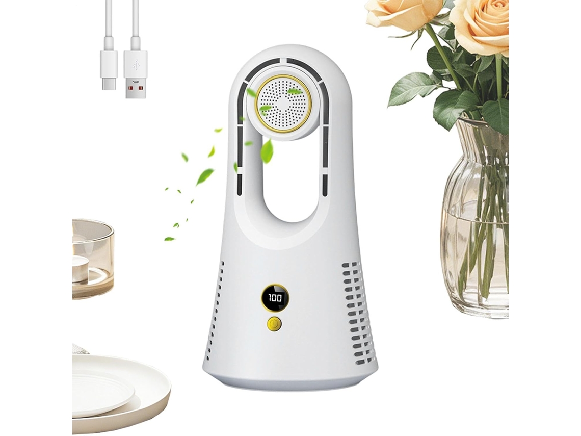 Mini Ventilador De Mesa Umidificador Com Ar Condicionado,