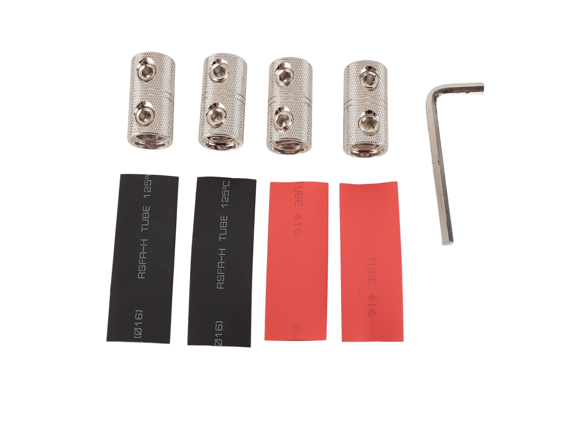 4pcs Conector De Empalme De Cable Aislado De Latón Con Buena Conductividad Y Sellado Fuerte Para Amplificador Camión Barco Motor Coche