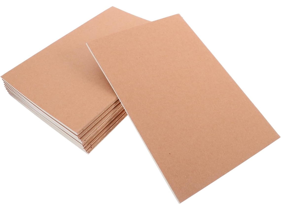 De 10 Blocos De Notas Em Branco Para Trabalho, Anotações Pessoais, Escritório E Diário. Gokoco