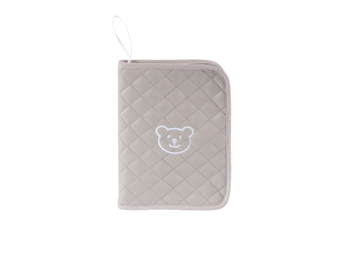 Porta Documentos Cinza Happy Bear