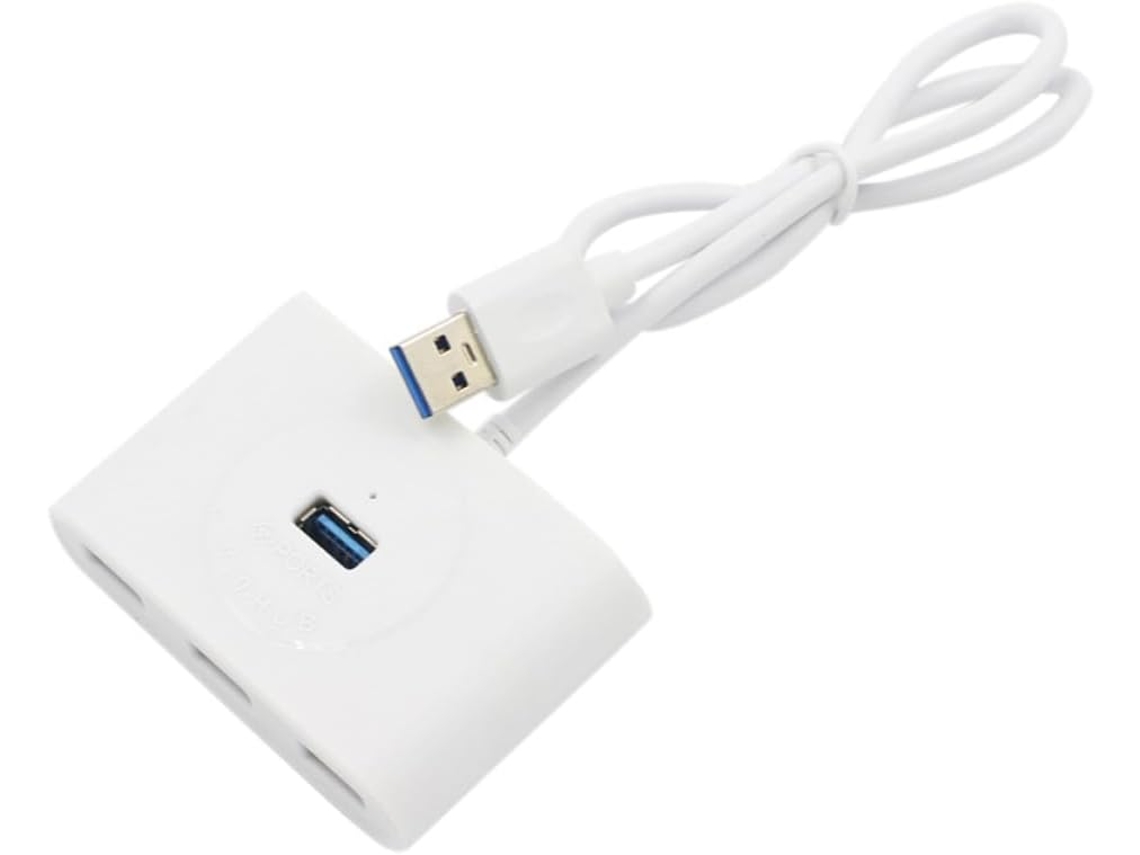 Hub Usb Com Fonte De Alimentação Para Expansão Dados Em Laptops,