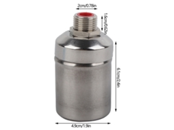 Válvula Flutuante Automática Aço Inox 1/2"