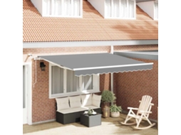 Vidaxl Estrutura De Toldo Branco 350 X 250 Cm Alumínio