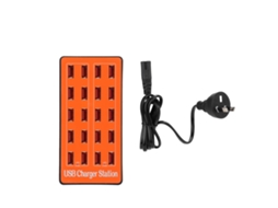 Estación de Carga Usb de 20 Puertos, Cargador Rápido Inteligente para Múltiples Dispositivos (xiaomi, Samsung, Iphone)