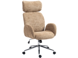 Cadeira de Escritório BTFORUS, ergonômica, com apoio de cabeça ajustável, inclinação, altura ajustável, marrom