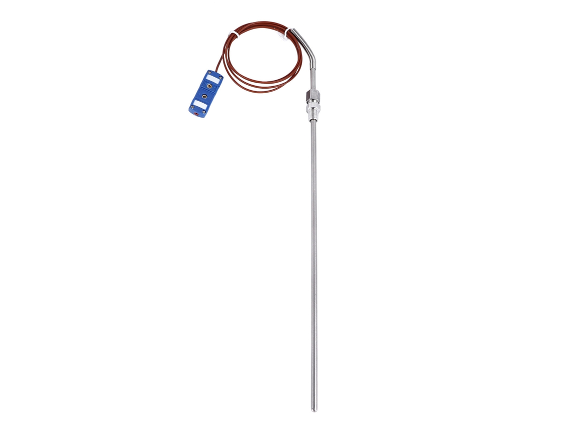 Sonda Sensor de Temperatura Ntc 200℃ 350℃ Fio 110cm Diâmetro 1/8in Aço Inoxidável Abs com Plug
