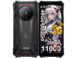 Smartphone Robusto Doogee S300 Pro 5g 16gb+512gb 11000mah Nfc Preto