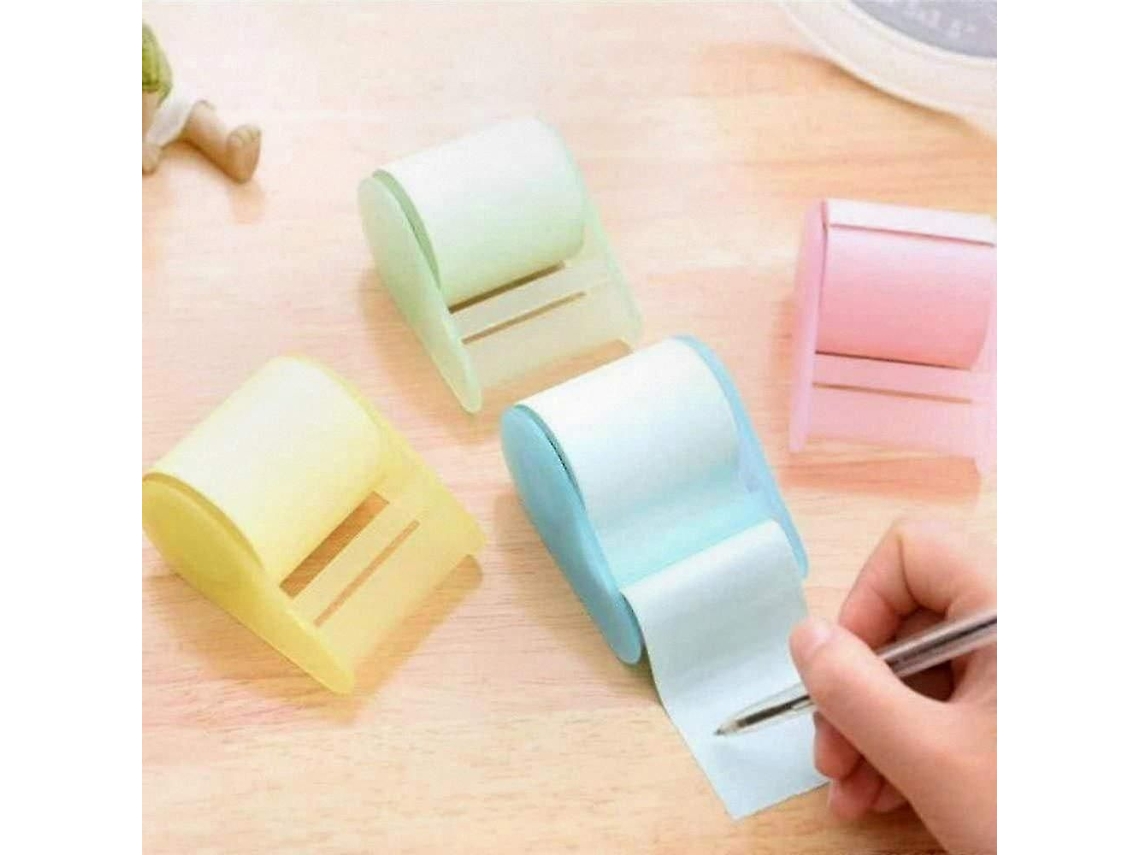 Conjunto de 4 Rolos de Notas Adesivas com Dispensadores, Dispensadores de Fita Adesiva Multicoloridos para Artesanato. GOKOCO