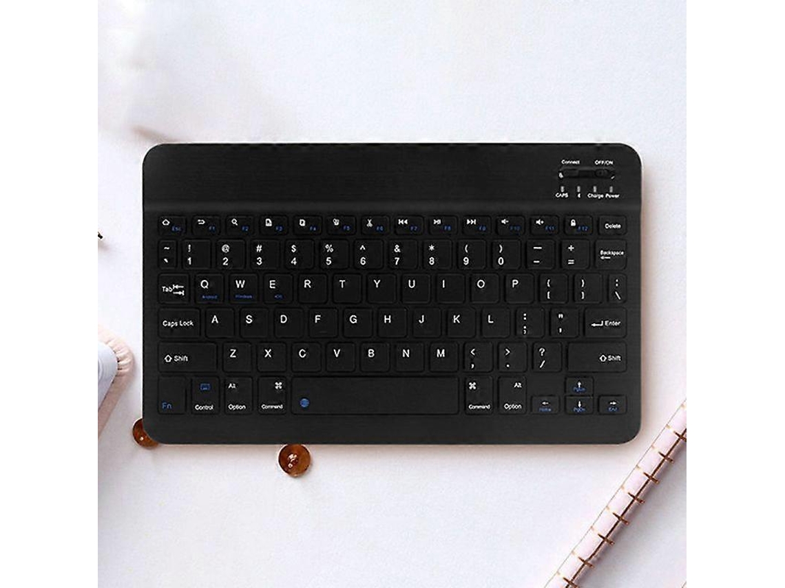 Teclado Sem Fio Bluetooth Portátil De 7/8 Polegadas, Preto Everley891
