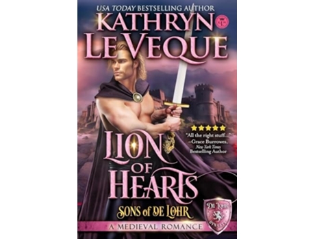 Livro Lion of Hearts de Kathryn Le Veque (Inglês)
