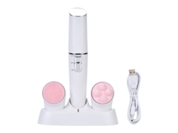 2026 pincel de Limpeza Facial Eléctrico Impermeável 3 em 1 Máquina de Lavar Rostro Depilador Facial