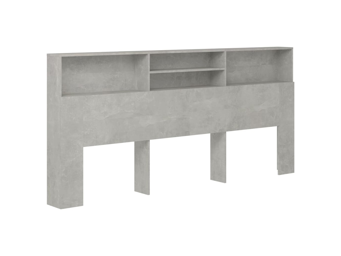 Cabeceira Armário 220x19x103,5 Cm Cinzento Cimento MAISON EXCLUSIVE