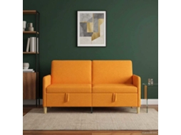 Vidaxl Sofa Com Armazenamento Amarelo Escuro 172 X 78 X 87 Cm