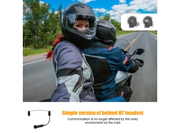 Motorcycle Helmet Bt Headset With Song Call Control Auto Answer