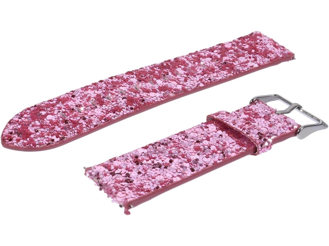 Pulseira De Relógio Com Glitter Compatível Smartwatch 3/4/5,