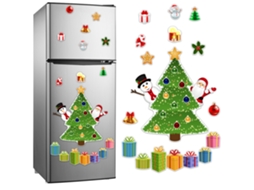 Ímãs De Geladeira Para Árvore De Natal, Papai Noel, Adesivos Magnéticos Para Geladeira, Decoração De Natal Aquaforge