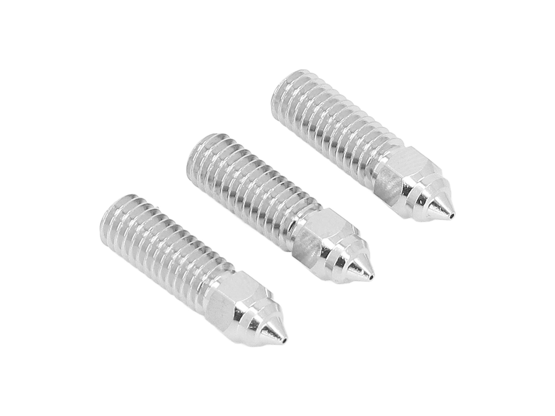 3 Peças De Bico De Extrusora De Impressora 3d 1.75mm M6 Hotend Para Creality K1 1.75/0.6mm
