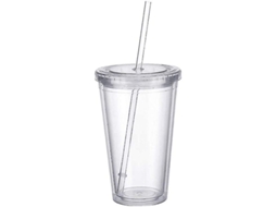 Tampas De Caneca Reutilizáveis ​​de Camada Dupla Com Canudos ​​para Smoothies E Sucos. Aquaforge