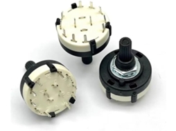 Conjunto De 5 Interruptores Rotativos Selecionáveis Rs26, Com 1e 12 Posições