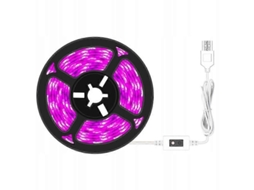 Luz de Crescimento IP65, Fita LED de 2m com 4:1 Vermelho/azul para Plantas, 60W | S/MARCA