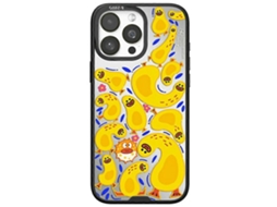 Capa Tkdaddy Caseevo Para Iphone 15 Pro Compatível Com Magsafe Tpu Acrílico Capa De Telefone Com Placa Traseira De Ilustração Poética Rio Primavera Ao