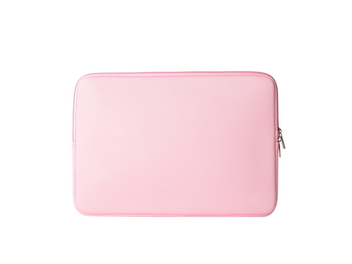 Bolsa para laptop à prova d'água e choque para tablet de 15 polegadas, rosa Cuich